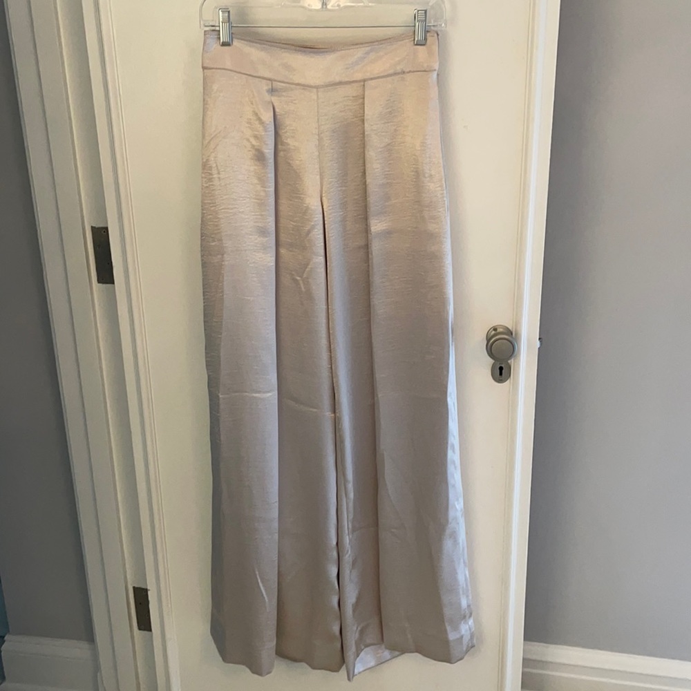 BANANA REPUBLIC Wide leg satin trousers